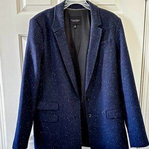 Womens Banana Republic Blazer- Blue with color flecks